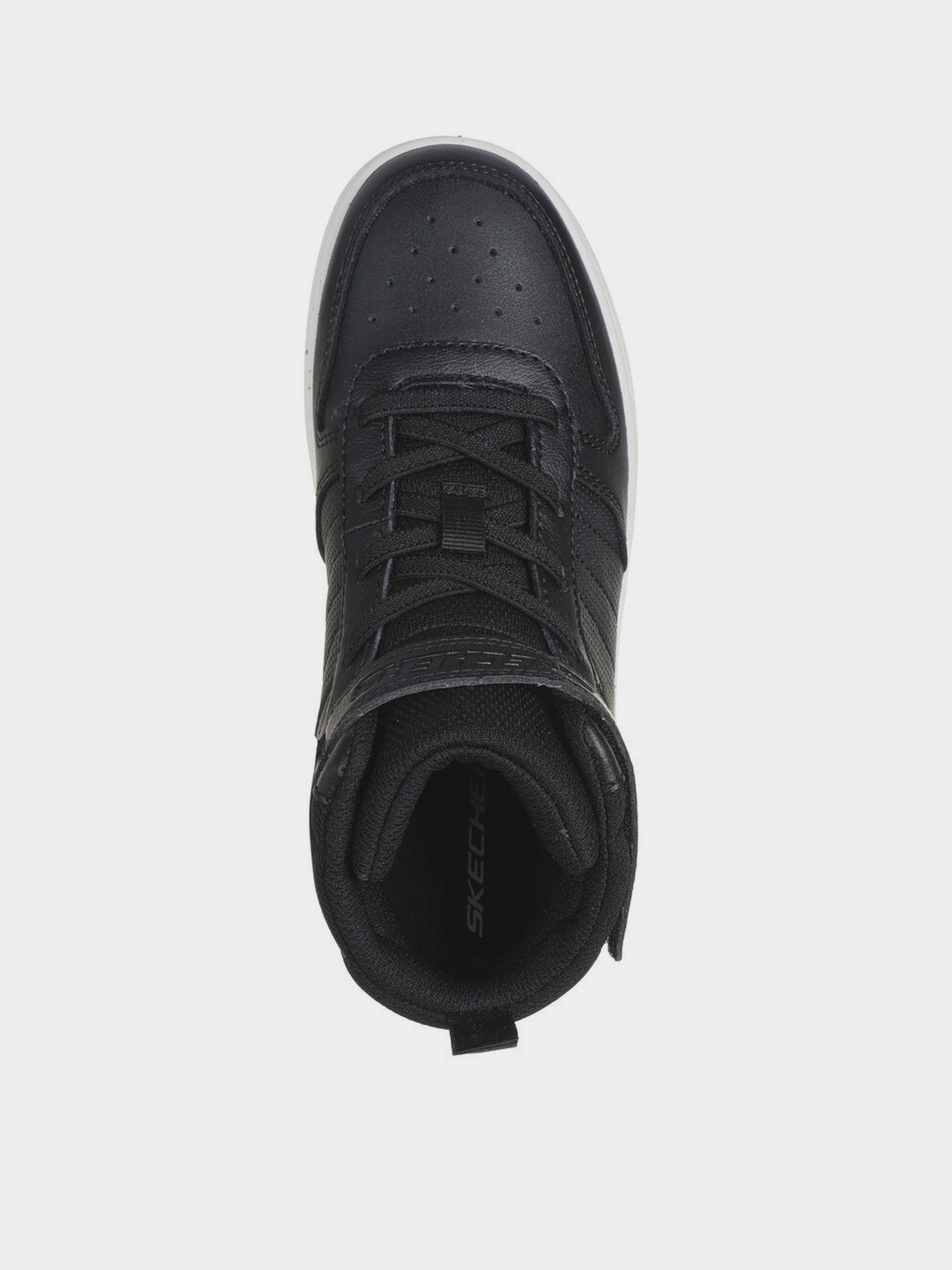 Кеды высокие Skechers Smooth Street - Vorrez модель 405633L BKW Фото