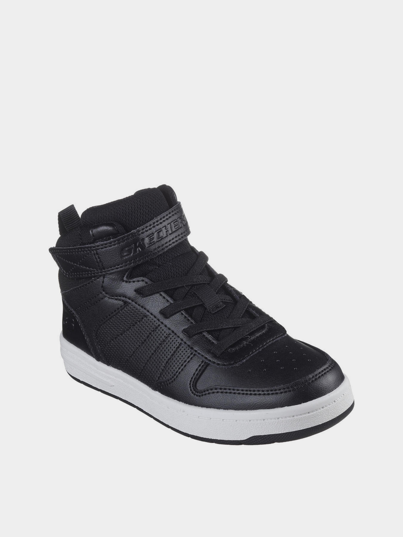 Кеды высокие Skechers Smooth Street - Vorrez модель 405633L BKW Фото