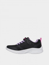 Кроссовки повседневные Skechers Microspec Max - Racer Gal модель 303543L BKLV Фото