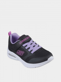 Кроссовки повседневные Skechers Microspec Max - Racer Gal модель 303543L BKLV Фото