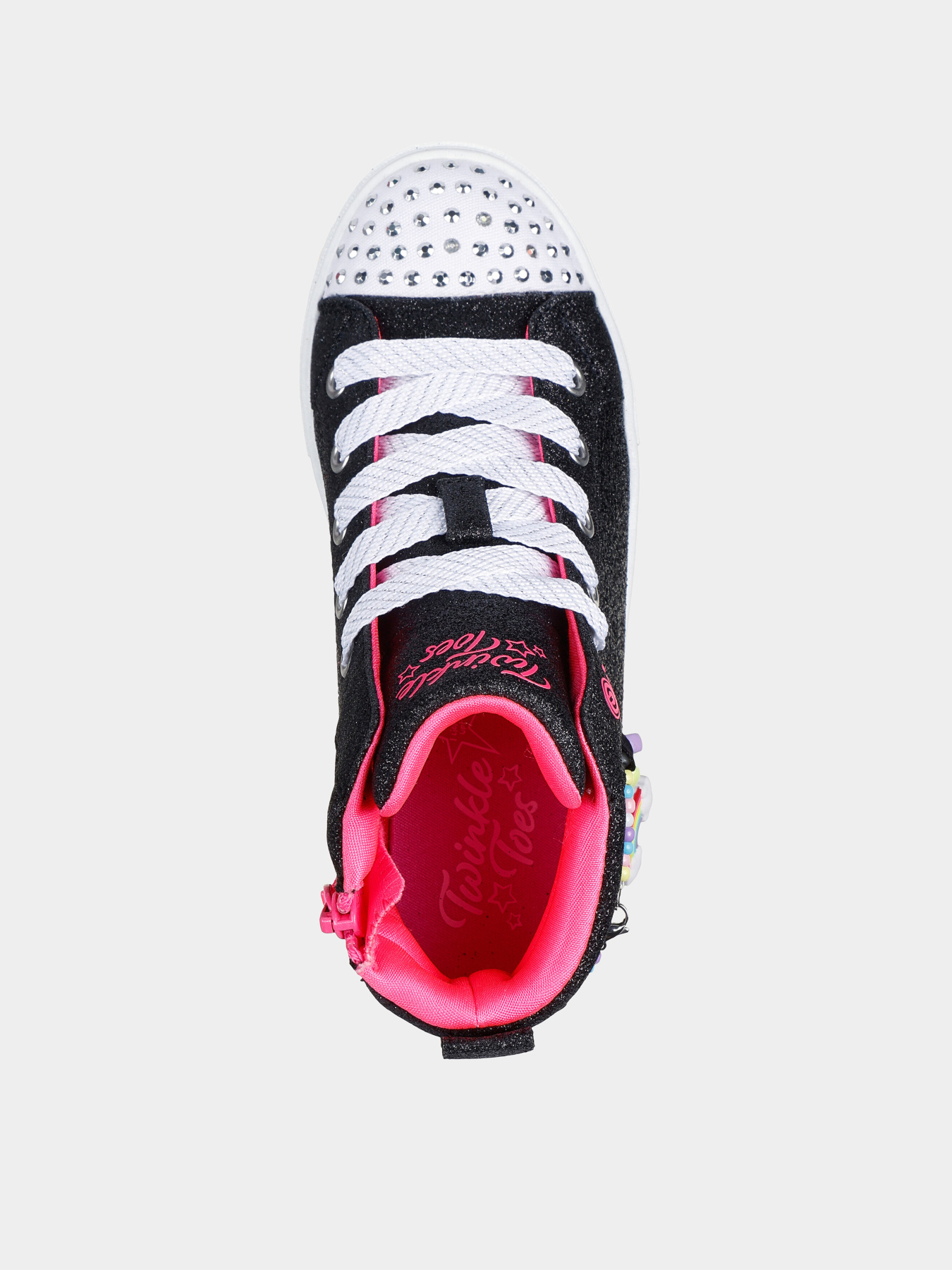 Кеды высокие Skechers Twinkle Toes: Twinkle Sparks - Charm Bestie модель 314816L BLK Фото