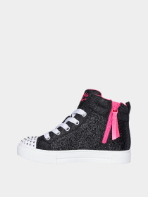 Кеды высокие Skechers Twinkle Toes: Twinkle Sparks - Charm Bestie модель 314816L BLK Фото