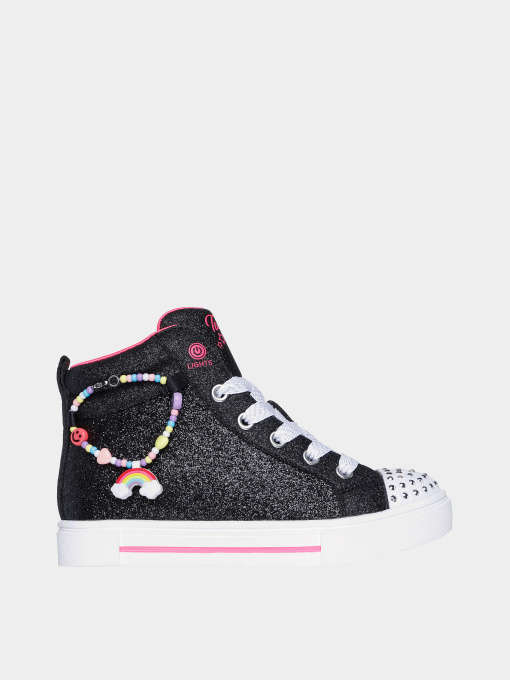 Кеди високі Skechers Twinkle Toes: Twinkle Sparks - Charm Bestie модель 314816L BLK Фото