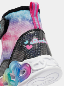 Ботинки Skechers Infinite Heart Lights - Lovin Hearts модель 303054L BKMT Фото