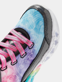 Ботинки Skechers Infinite Heart Lights - Lovin Hearts модель 303054L BKMT Фото