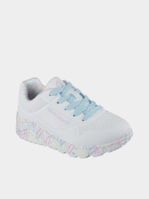 Кроссовки повседневные Skechers x JGoldcrown: Uno Lite - Lovely Luv модель 314976L WPTQ Фото