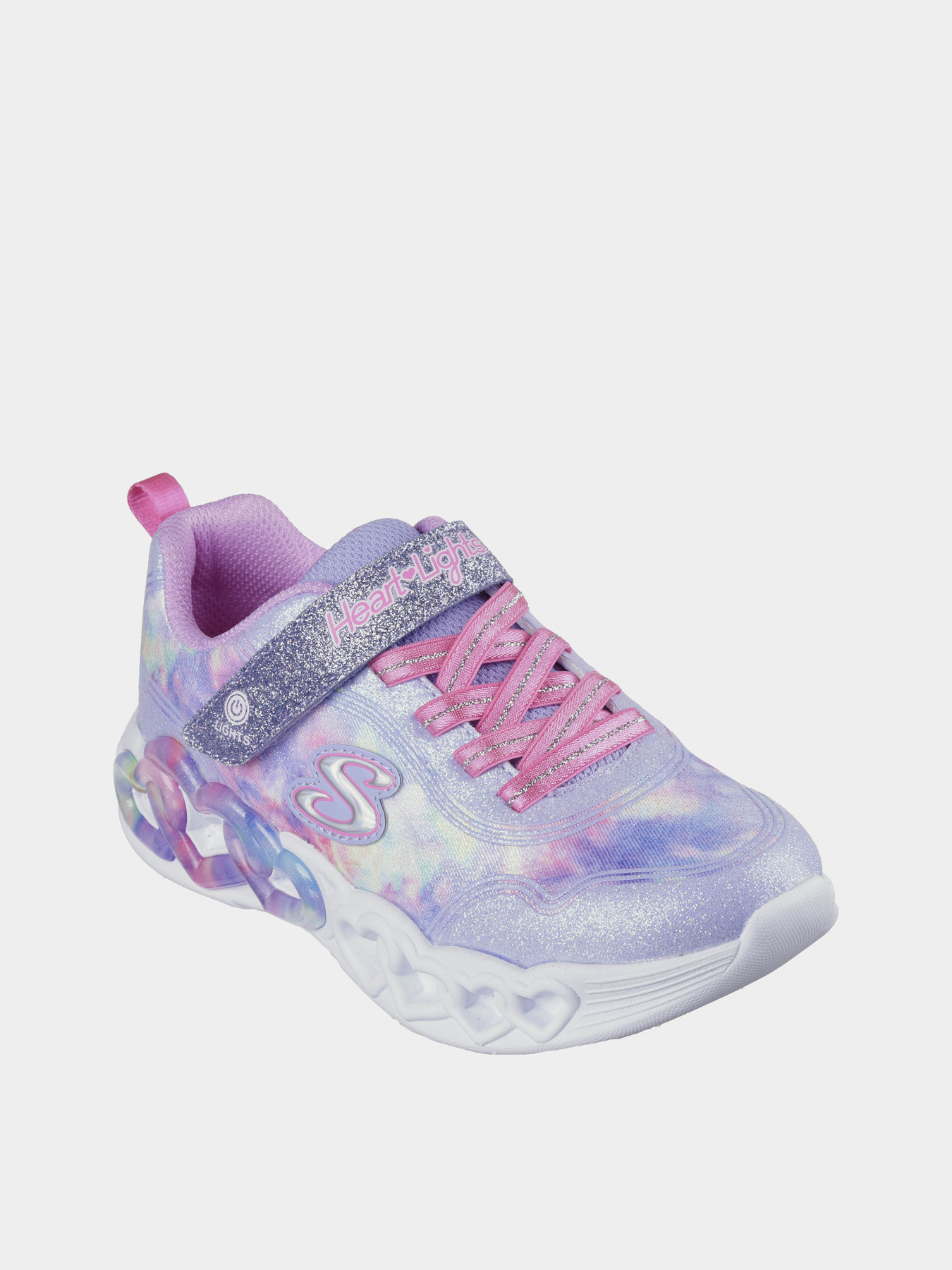 Кроссовки повседневные Skechers Infinite Heart Lights - Color Lovin модель 303753L LVMT Фото