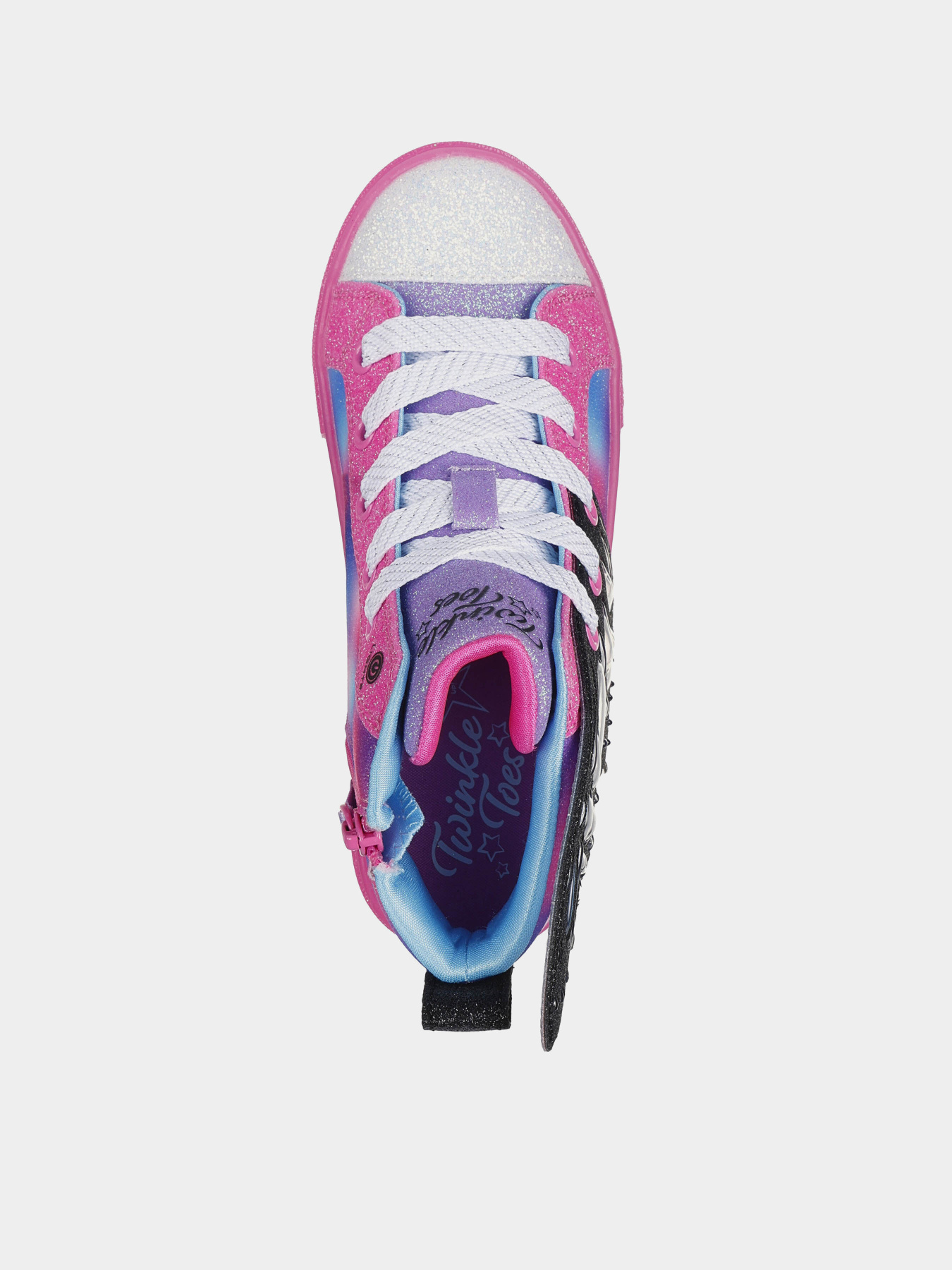Кеды высокие Skechers Twinkle Toes: Twinkle Sparks Ice модель 314705L BKMT Фото