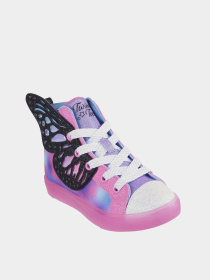 Кеди високі Skechers Twinkle Toes: Twinkle Sparks Ice модель 314705L BKMT Кеди високі Skechers Twinkle Toes: Twinkle Sparks Ice модель 314705L BKMT Фото