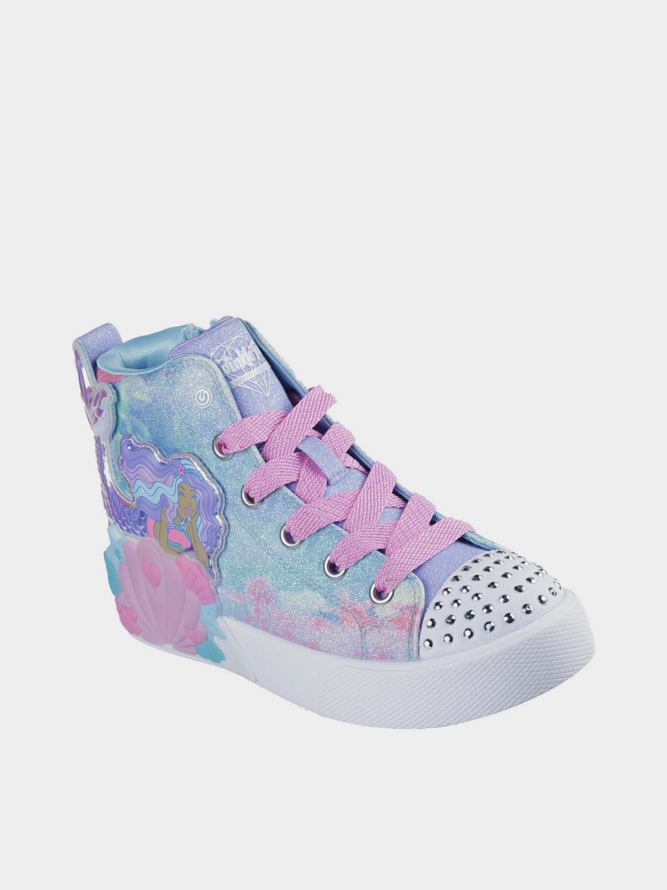 Кеды высокие Skechers Twinkle Toes: Seashell Magic - Mermaid Sea модель 314326L BLMT Фото