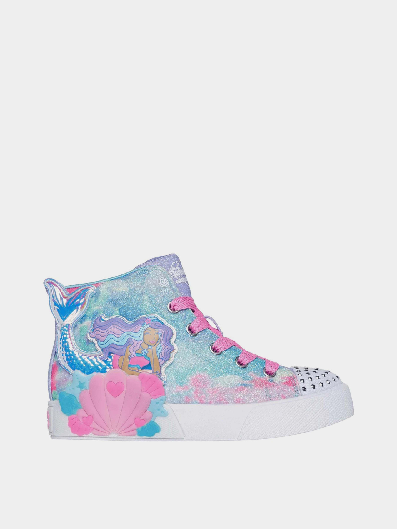 Кеды высокие Skechers Twinkle Toes: Seashell Magic - Mermaid Sea модель 314326L BLMT Фото