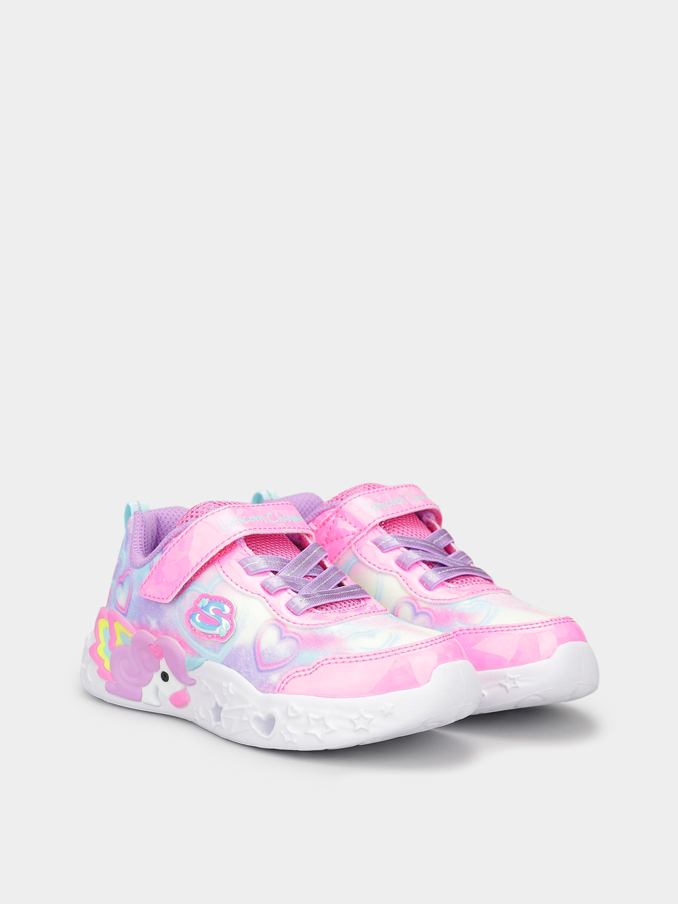 Кроссовки Skechers Unicorn Charmer - Lil Heart Sparkles модель 303064N PKMT Фото