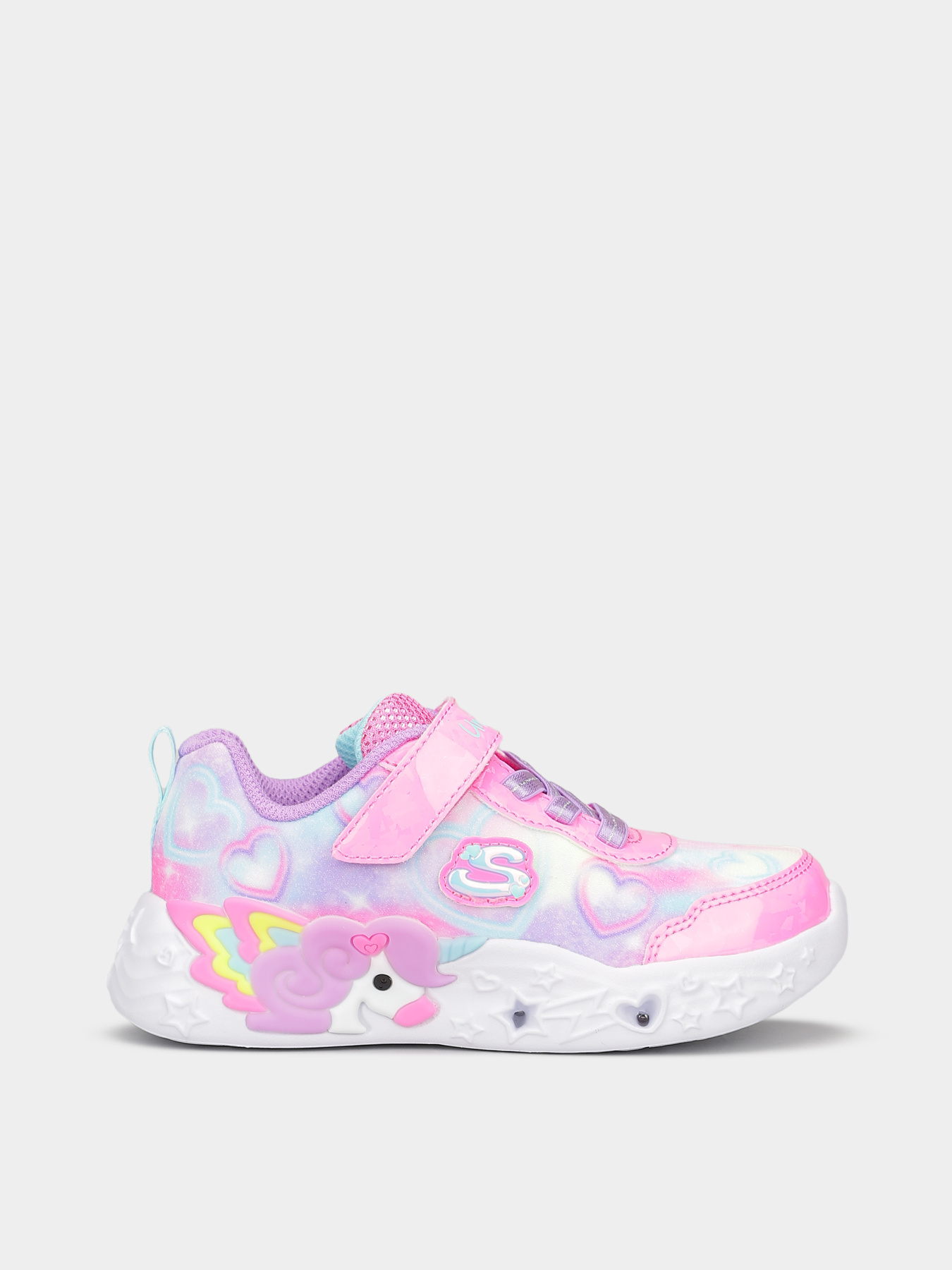 Кроссовки Skechers Unicorn Charmer - Lil Heart Sparkles модель 303064N PKMT Фото