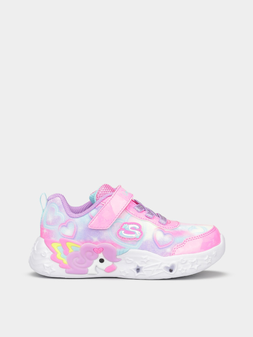 Кроссовки Skechers Unicorn Charmer - Lil Heart Sparkles модель 303064N PKMT Фото