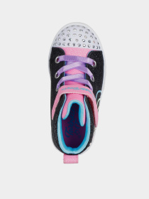 Кеды высокие Skechers Twinkle Toes: Heart Steps - Heart Glow модель 314623N BKMT Фото