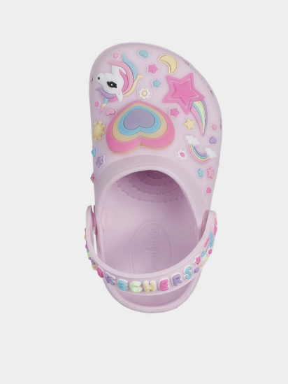 Сабо Skechers Foamies: Heart Charmer - Girly Land модель 308406L LPMT — фото 4 - INTERTOP