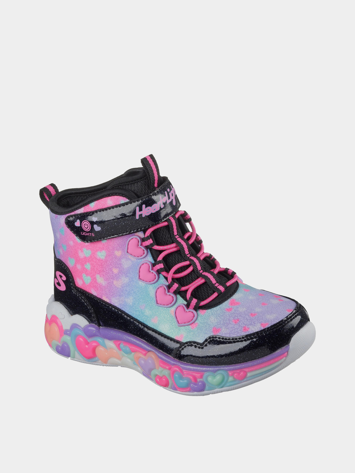 Ботинки Skechers Eternal Heart Lights модель 303262L BKMT Фото