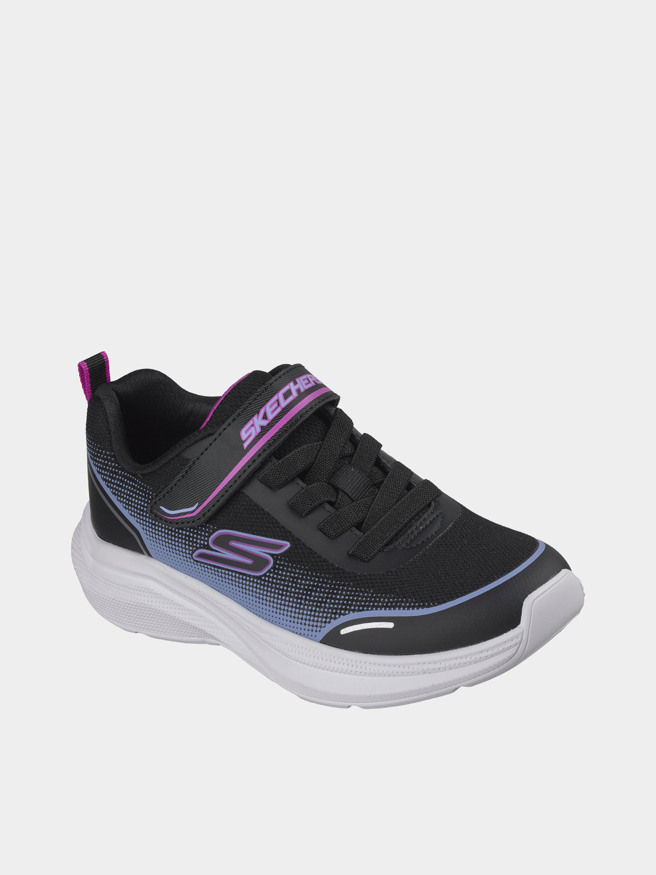Кроссовки повседневные Skechers MICROSPEC VELOCITY модель 304206L BKMT Фото