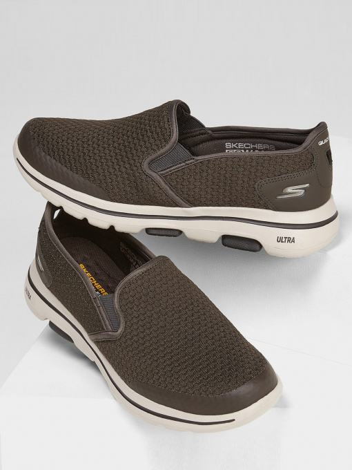 Слипоны Skechers GoWalk 5 - Apprize модель 55510EWW OLV Фото