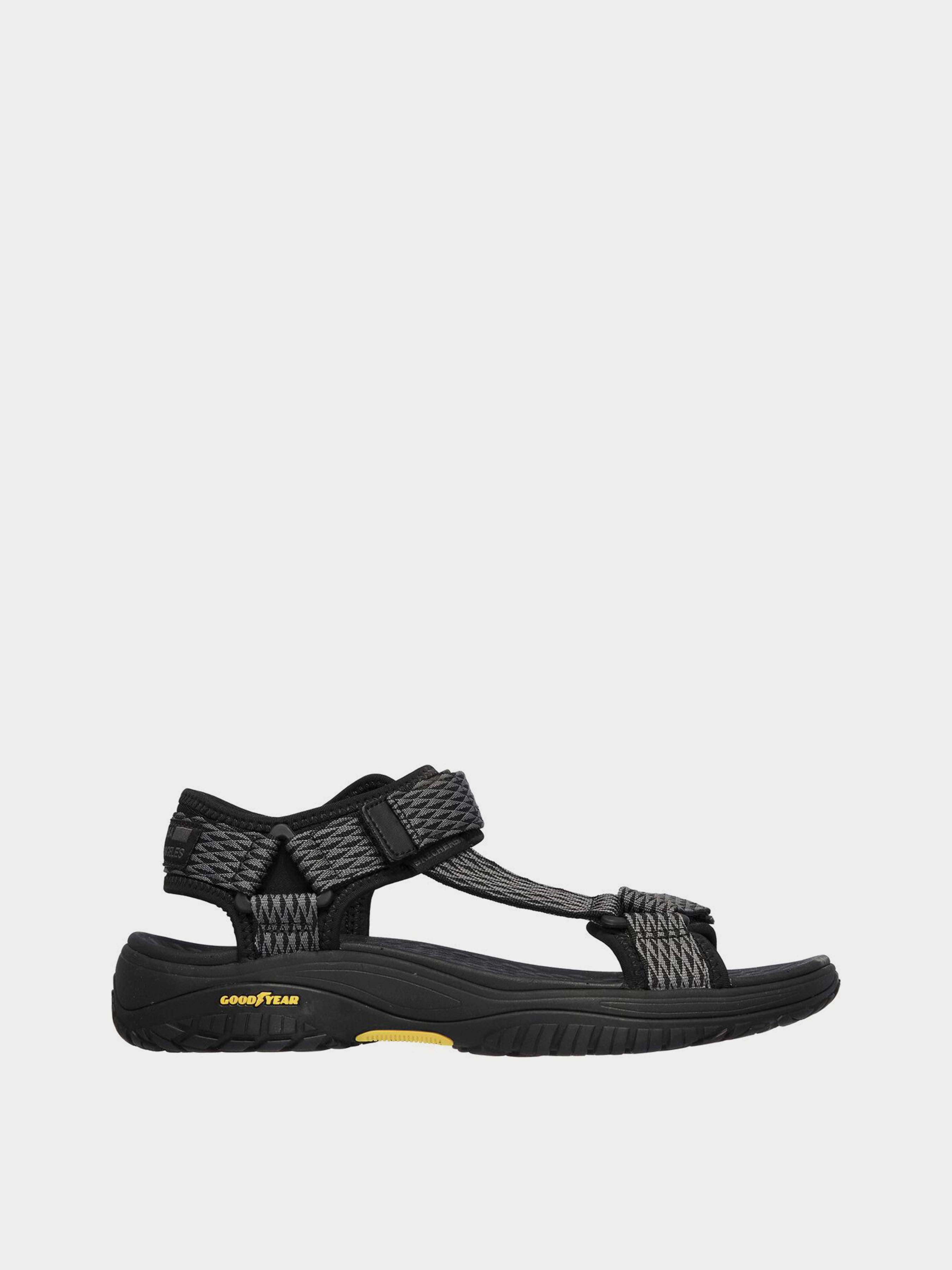 Чоловічі Сандалії Skechers Relaxed Fit: Lomell - Rip Tide  (KM4017) колір сірий, матеріал текстиль