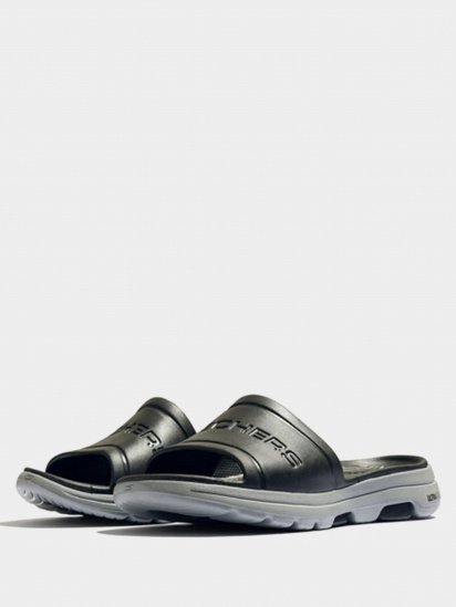 Шльопанці Skechers GOWALK 5 - SURF'S OUT модель 243005 BKGY — фото 5 - INTERTOP