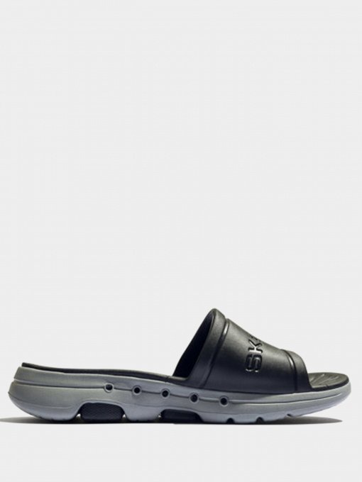 Шльопанці Skechers GOWALK 5 - SURF'S OUT модель 243005 BKGY Фото