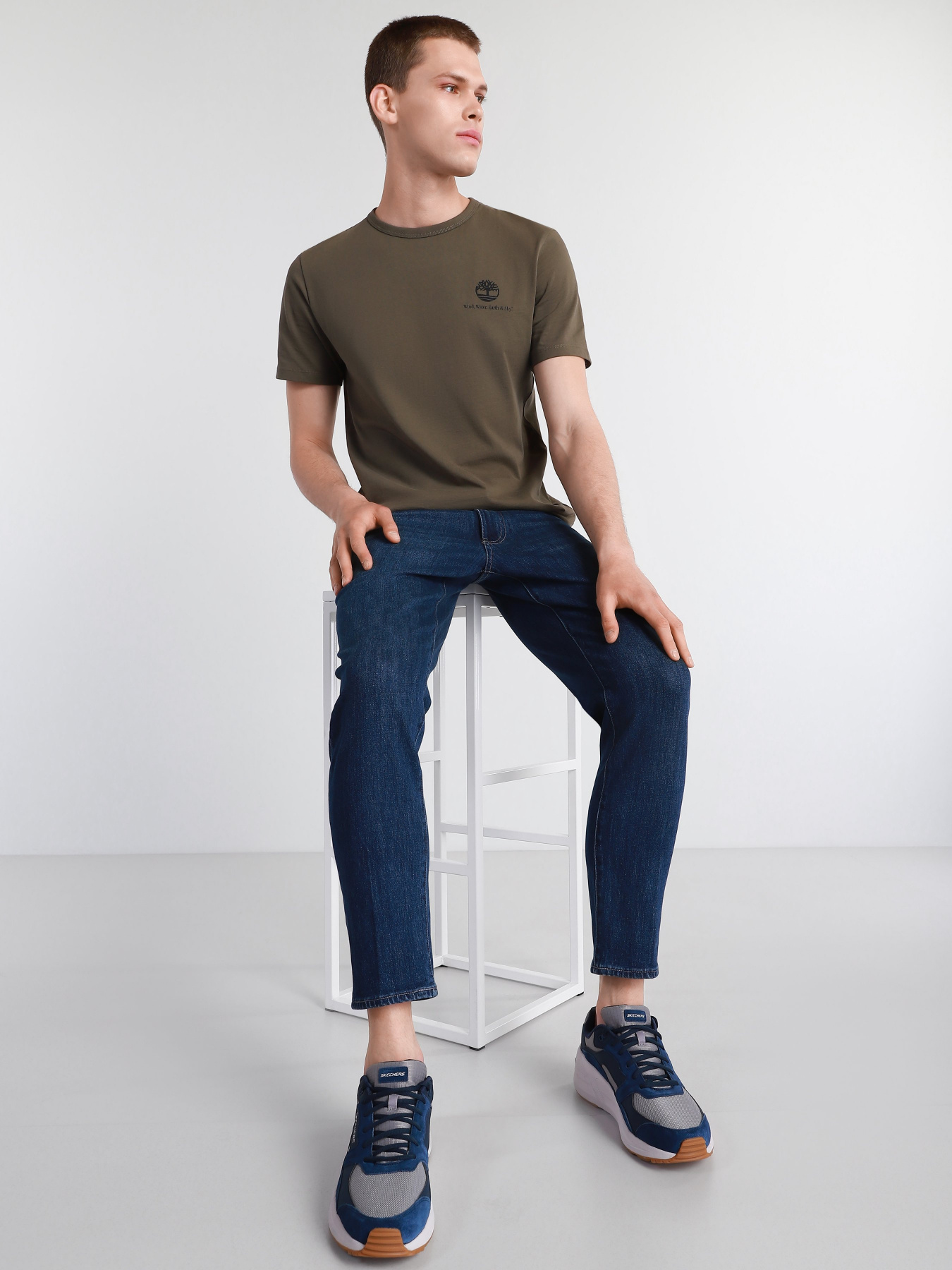 Кроссовки повседневные Skechers Global Jogger модель 237200 NVGY Фото