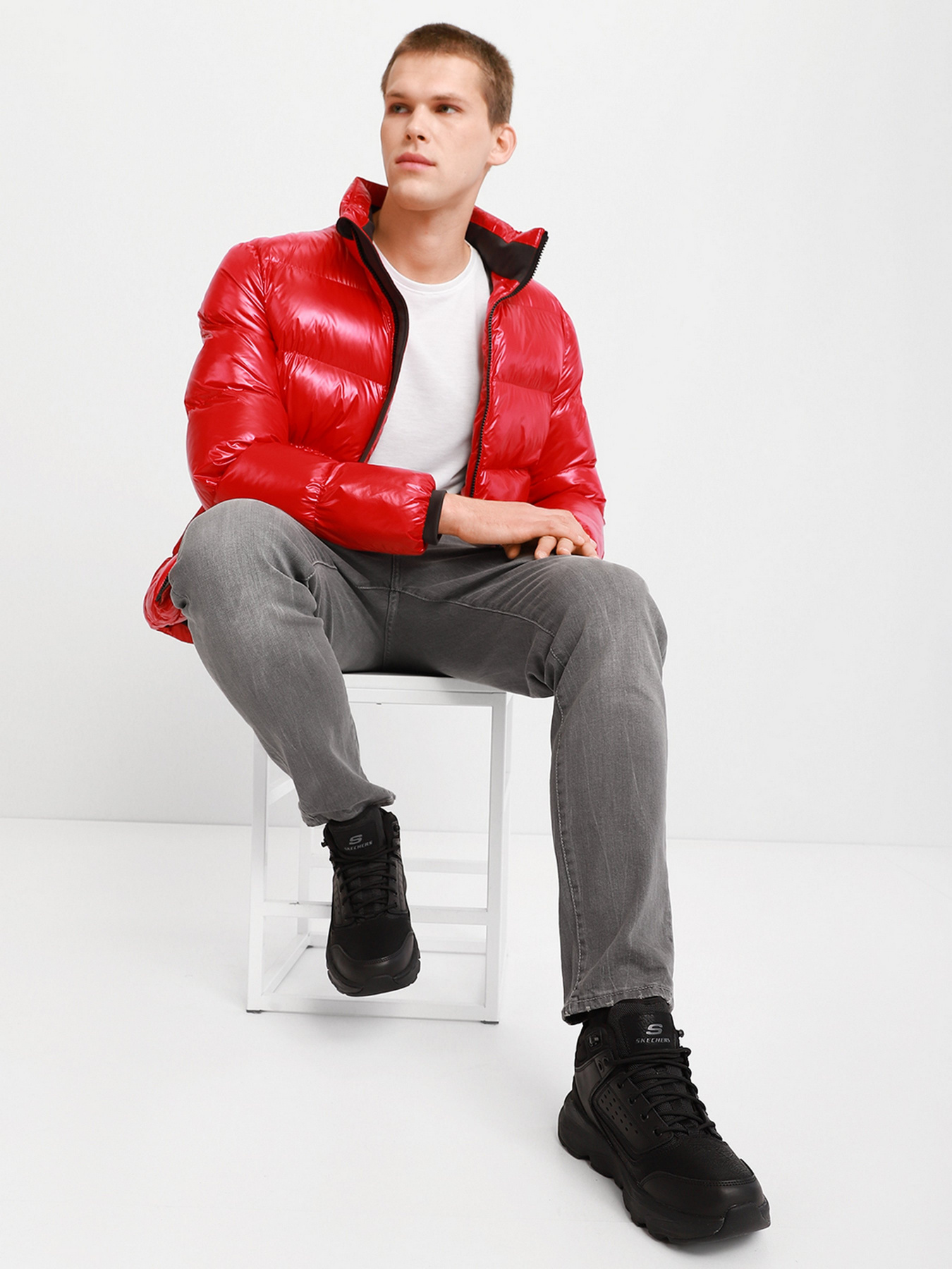 Черевики Skechers Mid Point модель 204201 BBK Фото