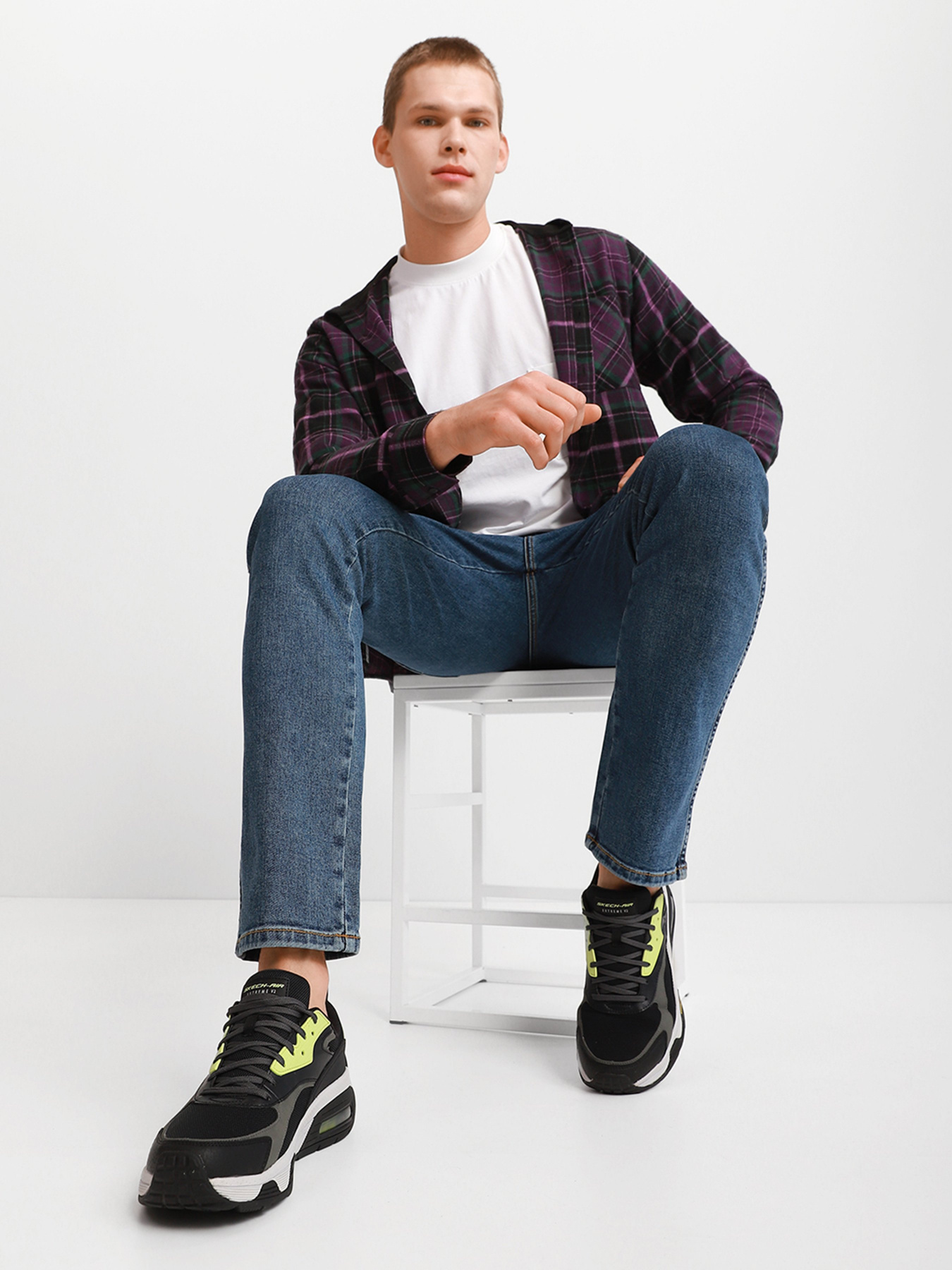 Кроссовки Skechers SKECH-AIR EXTREME V2 модель 232255 BKLM Фото