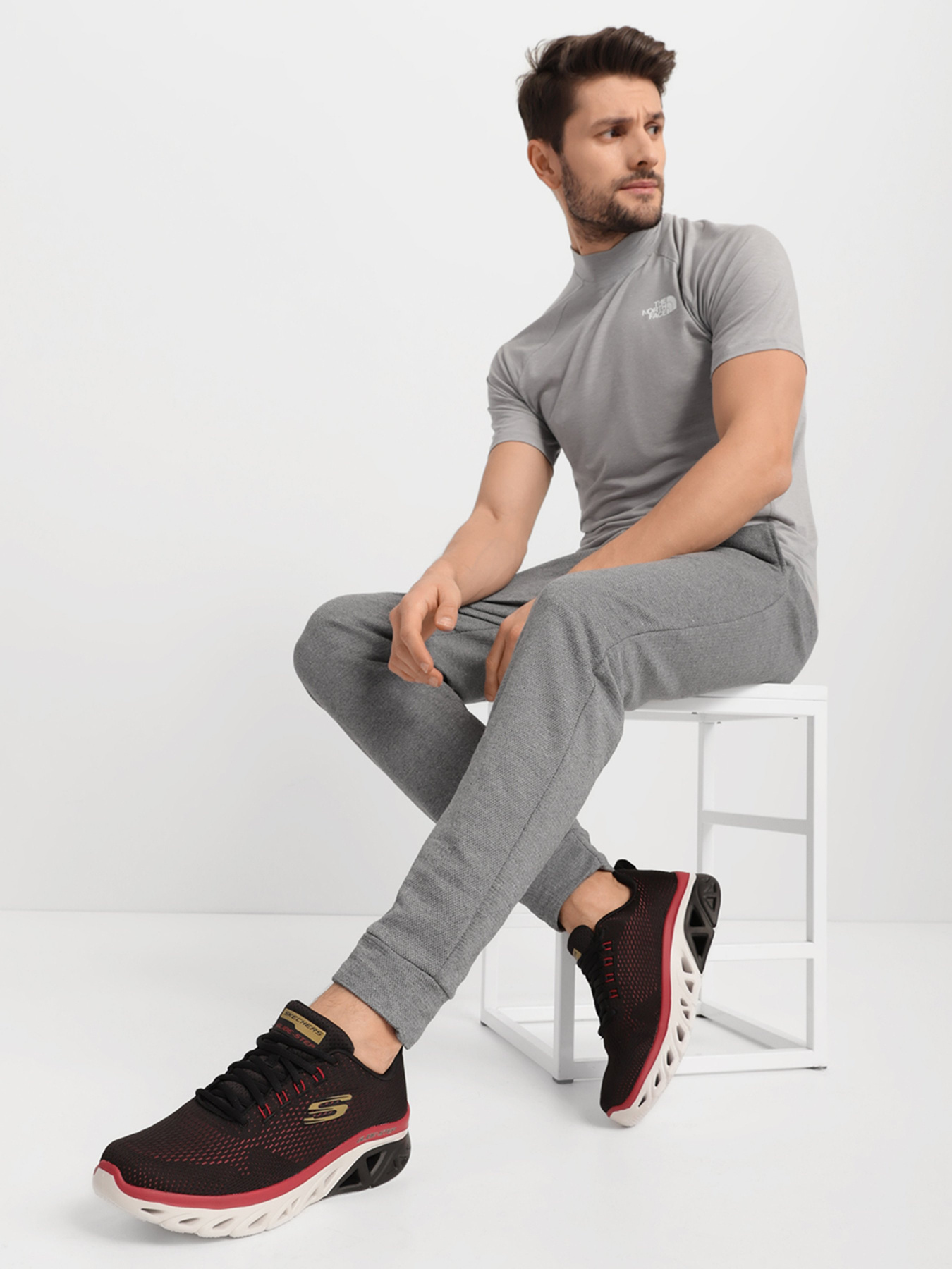 Кроссовки Skechers Glide-Step Sport - Wave Heat модель 232270 BKRD Фото