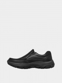 Мокасины Skechers RELAXED FIT: RESPECTED - CATEL модель 204321 BLK Фото