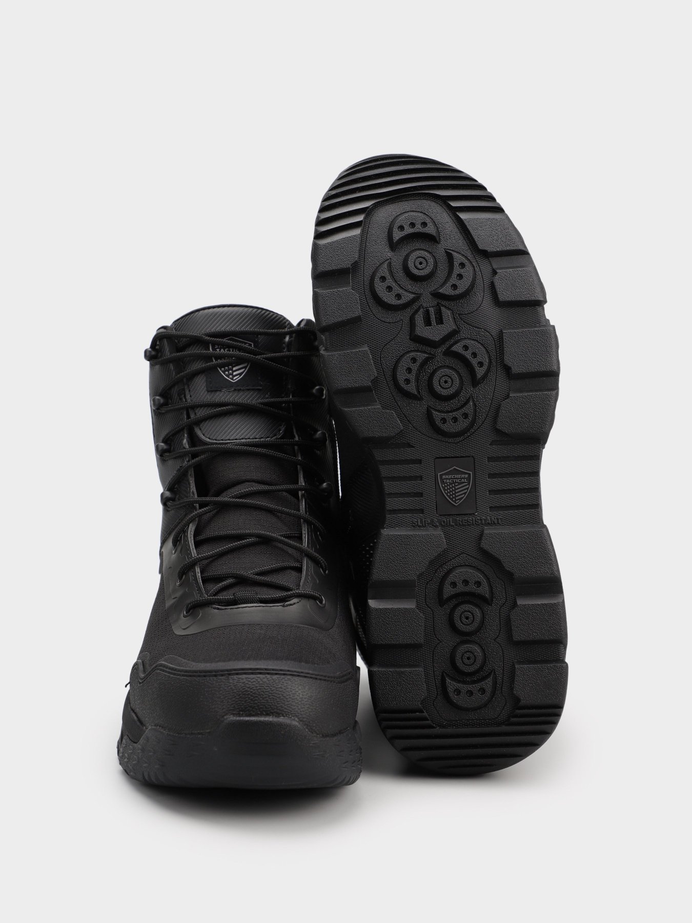 Черевики Skechers Work Relaxed Fit: Markan Tactical модель 77515W BLK Фото