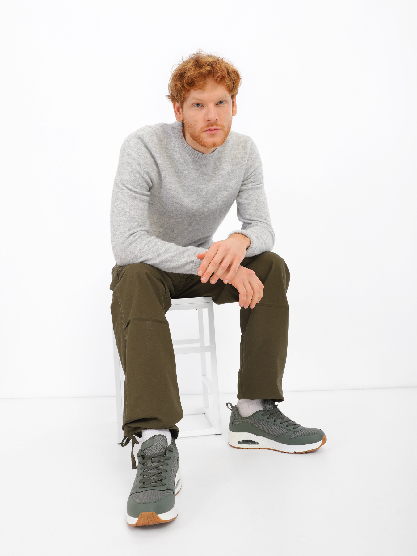 Кросівки повсякденні Skechers UNO модель 237016 OLV Кросівки повсякденні Skechers UNO модель 237016 OLV Фото