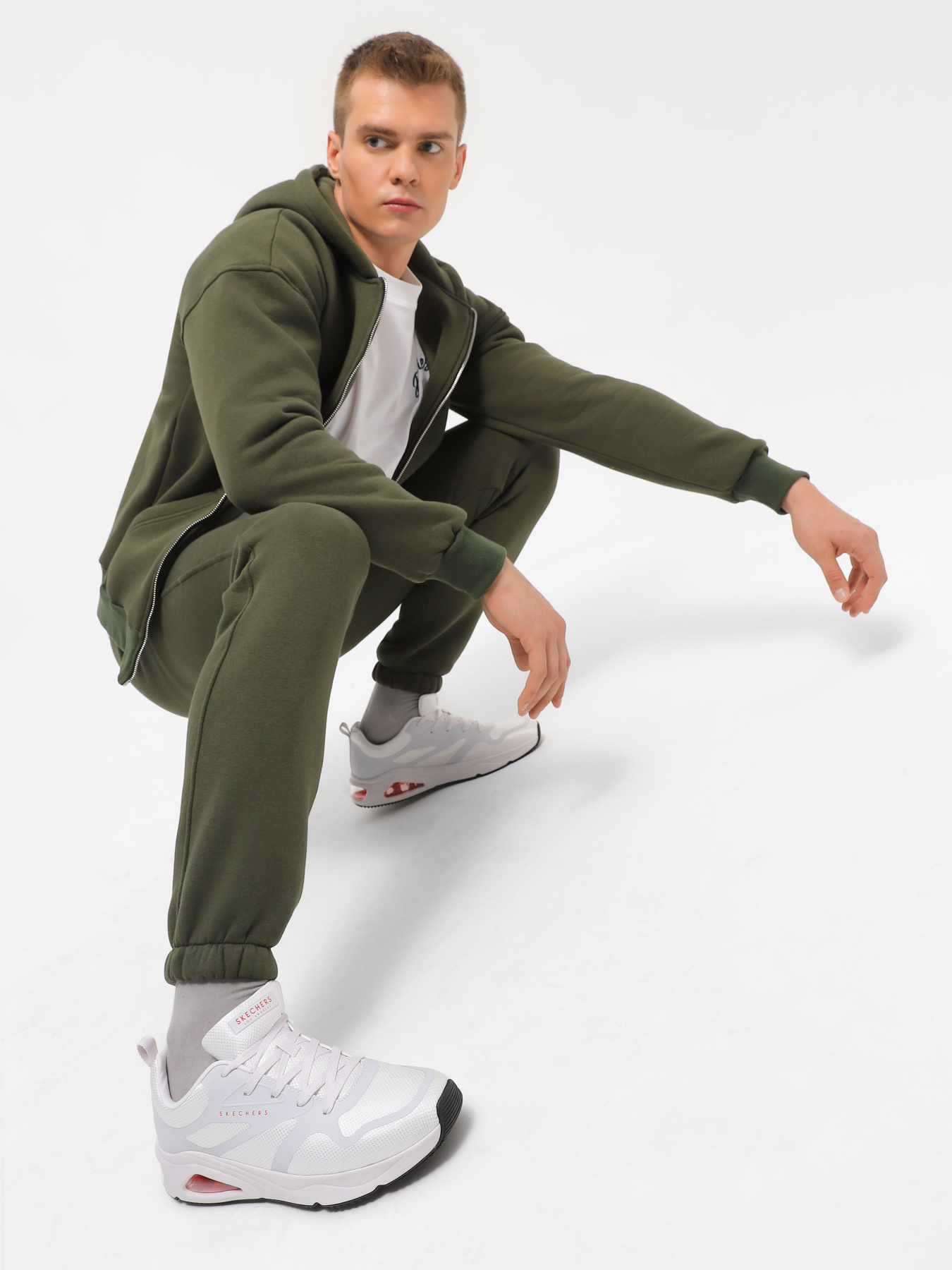 Кросівки повсякденні Skechers Tres-Air Uno - Modern Aff-Air модель 183071 LTGY Фото