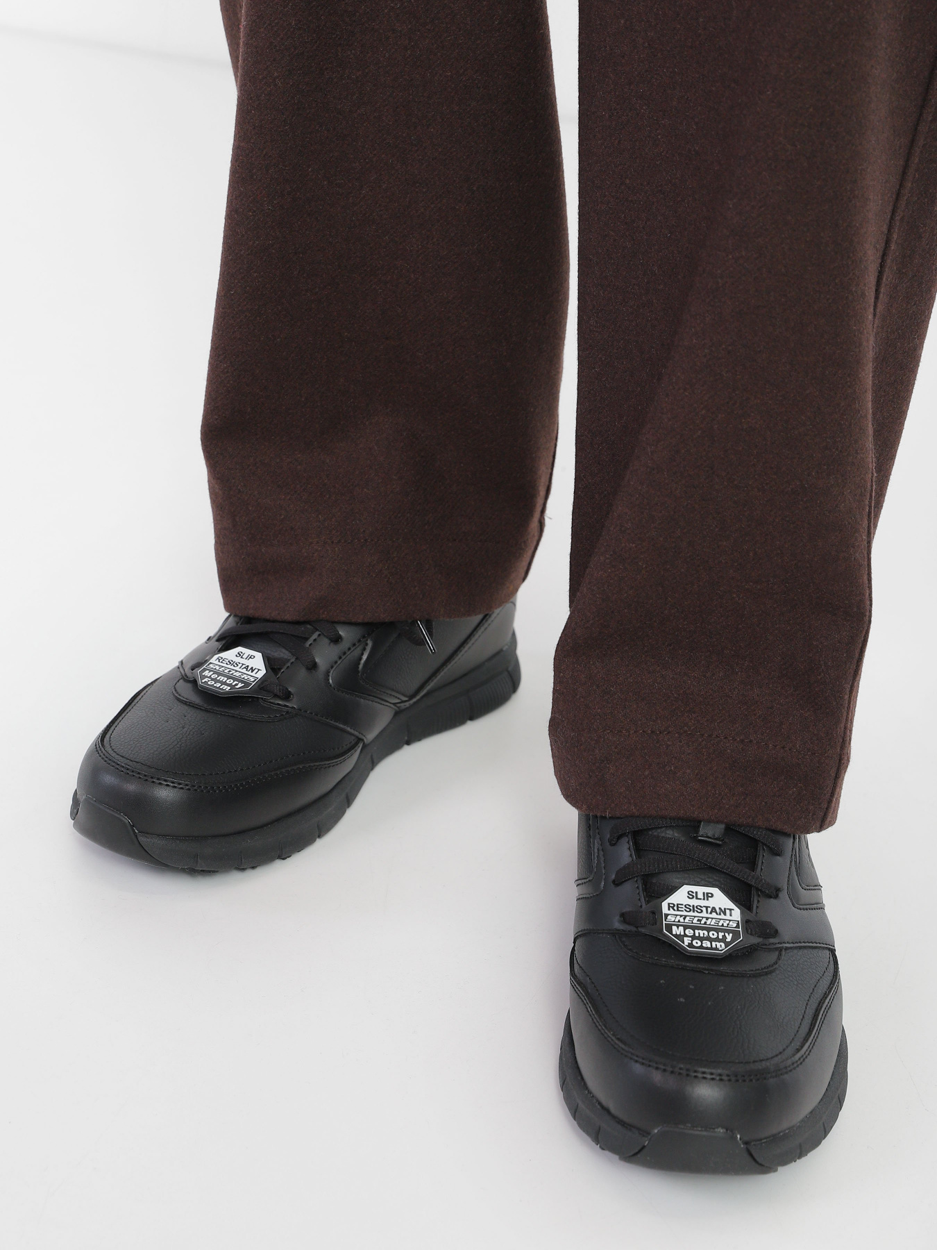 Кроссовки Skechers Work Relaxed Fit: Nampa SR модель 77156EC BLK Фото