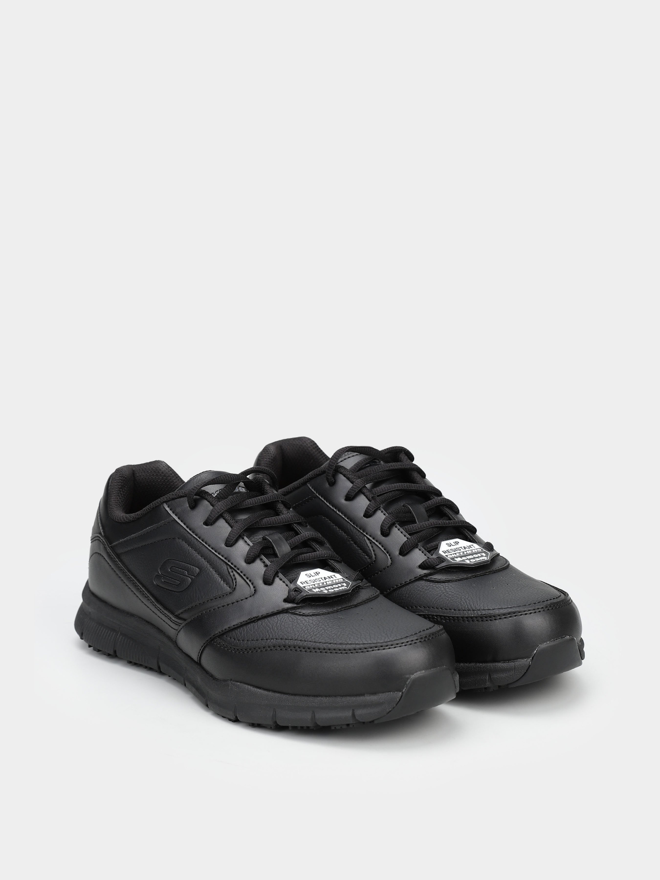Кроссовки повседневные Skechers Work Relaxed Fit: Nampa SR модель 77156EC BLK Фото