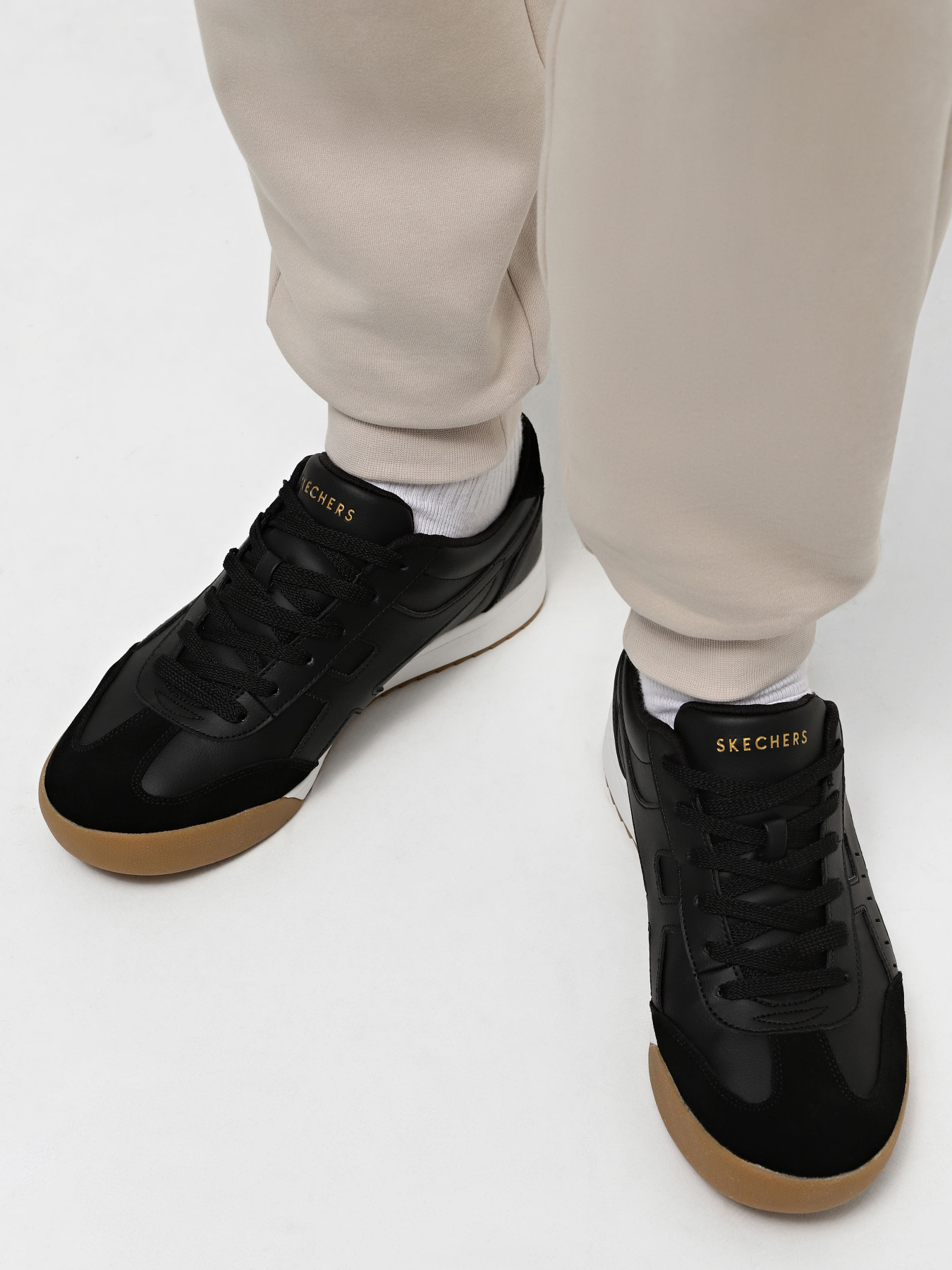 Кеды низкие Skechers Zinger модель 183280 BLK Фото