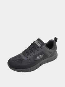 Кросівки повсякденні Skechers Track - Broader модель 232698 BBK Фото