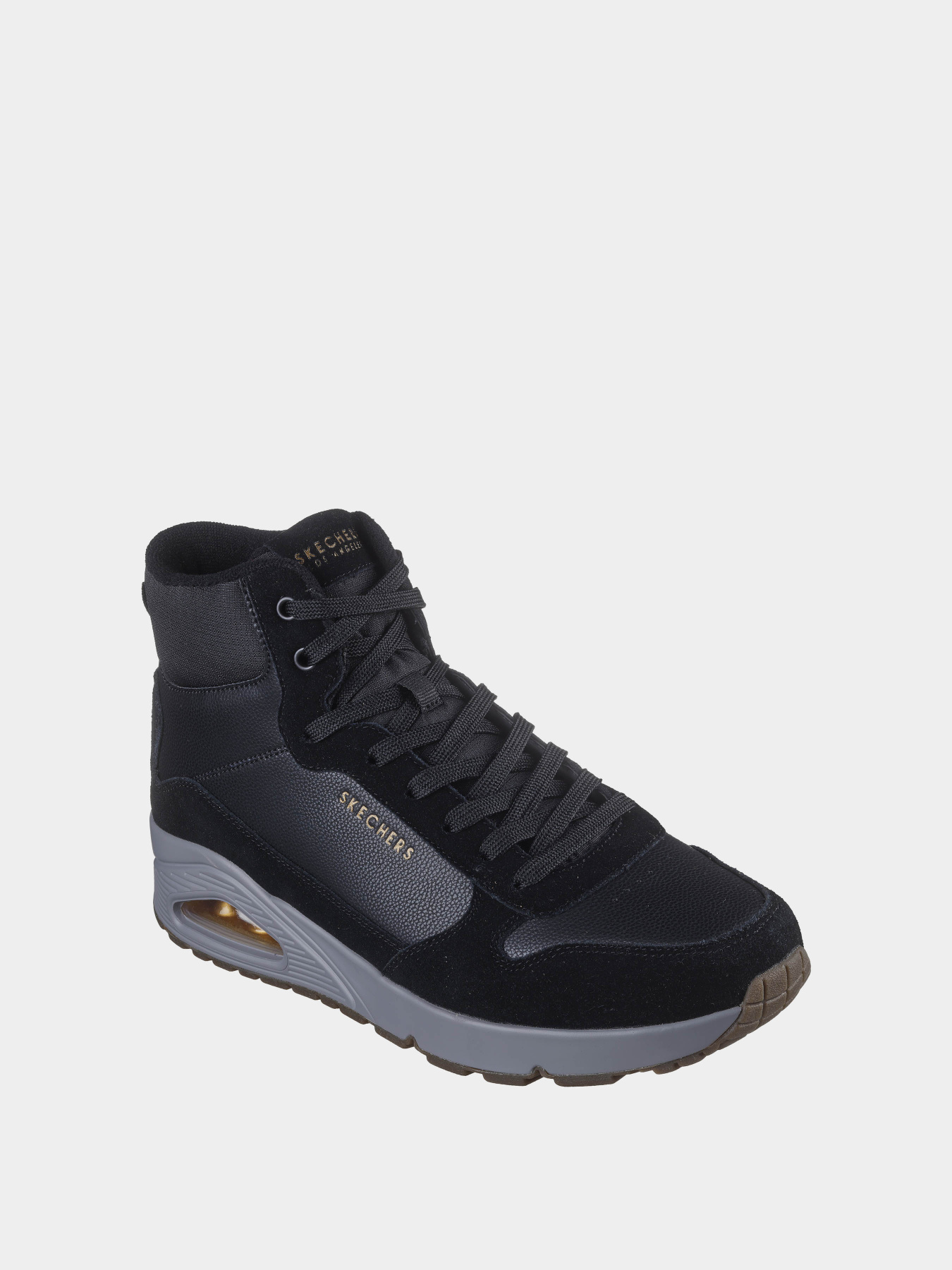 Ботинки Skechers Uno - Stacre Mid модель 183013 BLK Фото