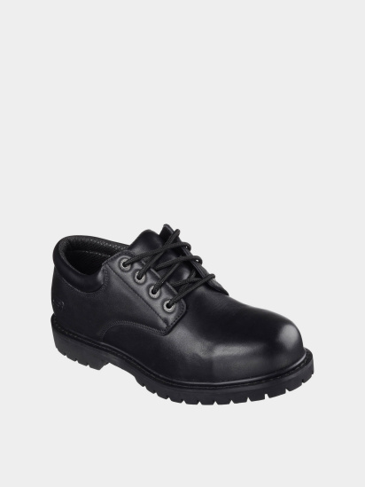 Напівчеревики Skechers Work Relaxed Fit: Cottonwood - Elks SR модель 77041EC BLK — фото 4 - INTERTOP