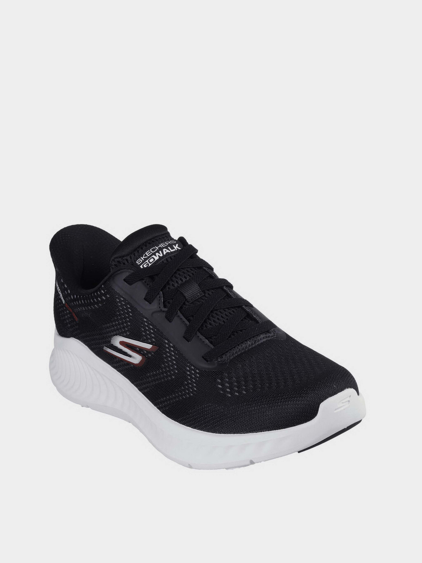 Кросівки для спорту Skechers GO WALK NOW модель 216375 BKW Фото