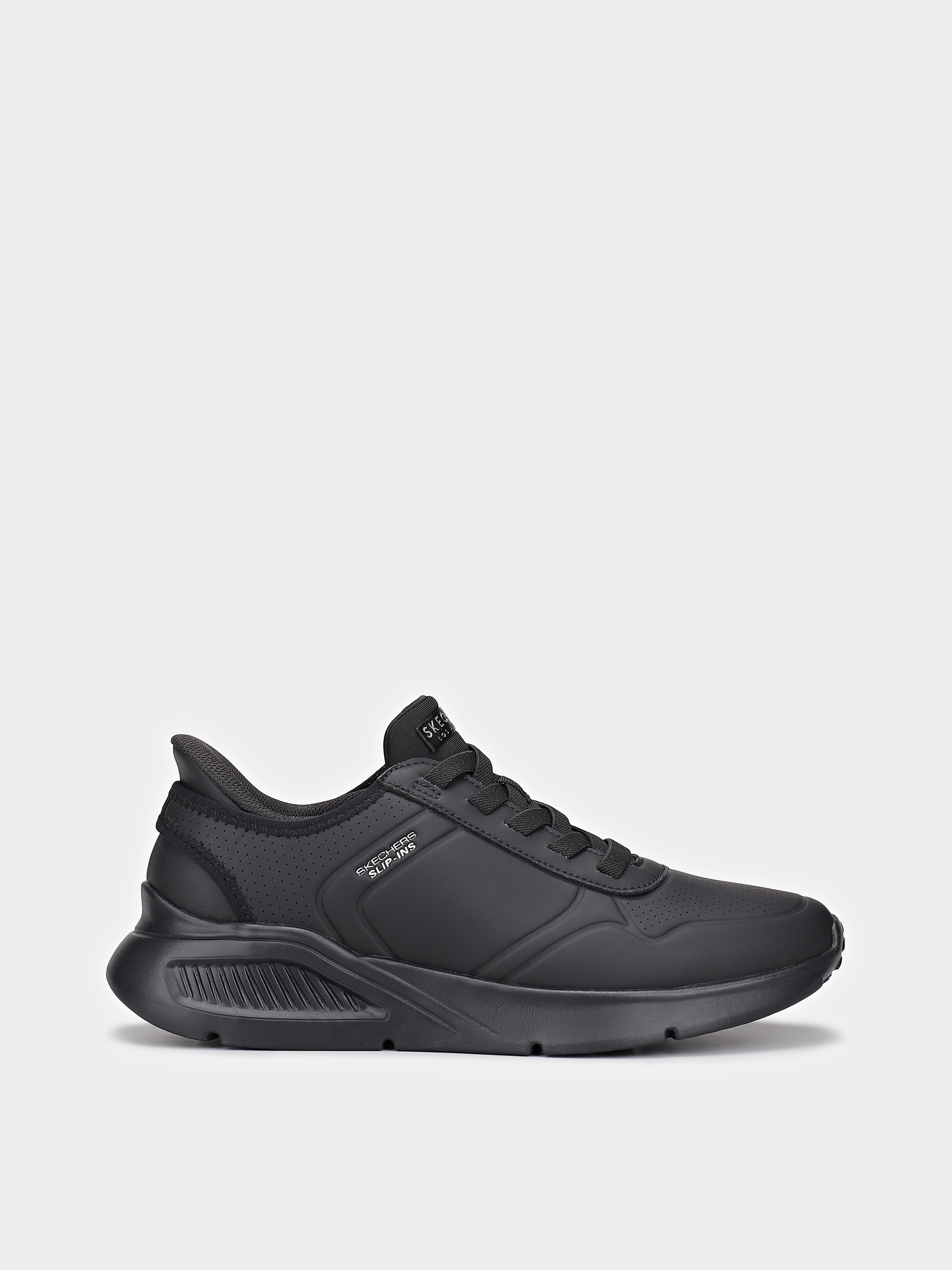 Чоловічі Кросівки повсякденні Skechers UNO LITE (KM5546) колір чорний, матеріал штучна шкіра
