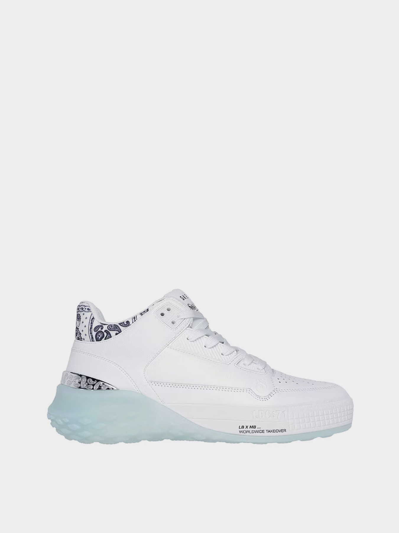 Кеды высокие Skechers Snoop Dogg: Sizzle - Buckets модель 251180 WHT Фото