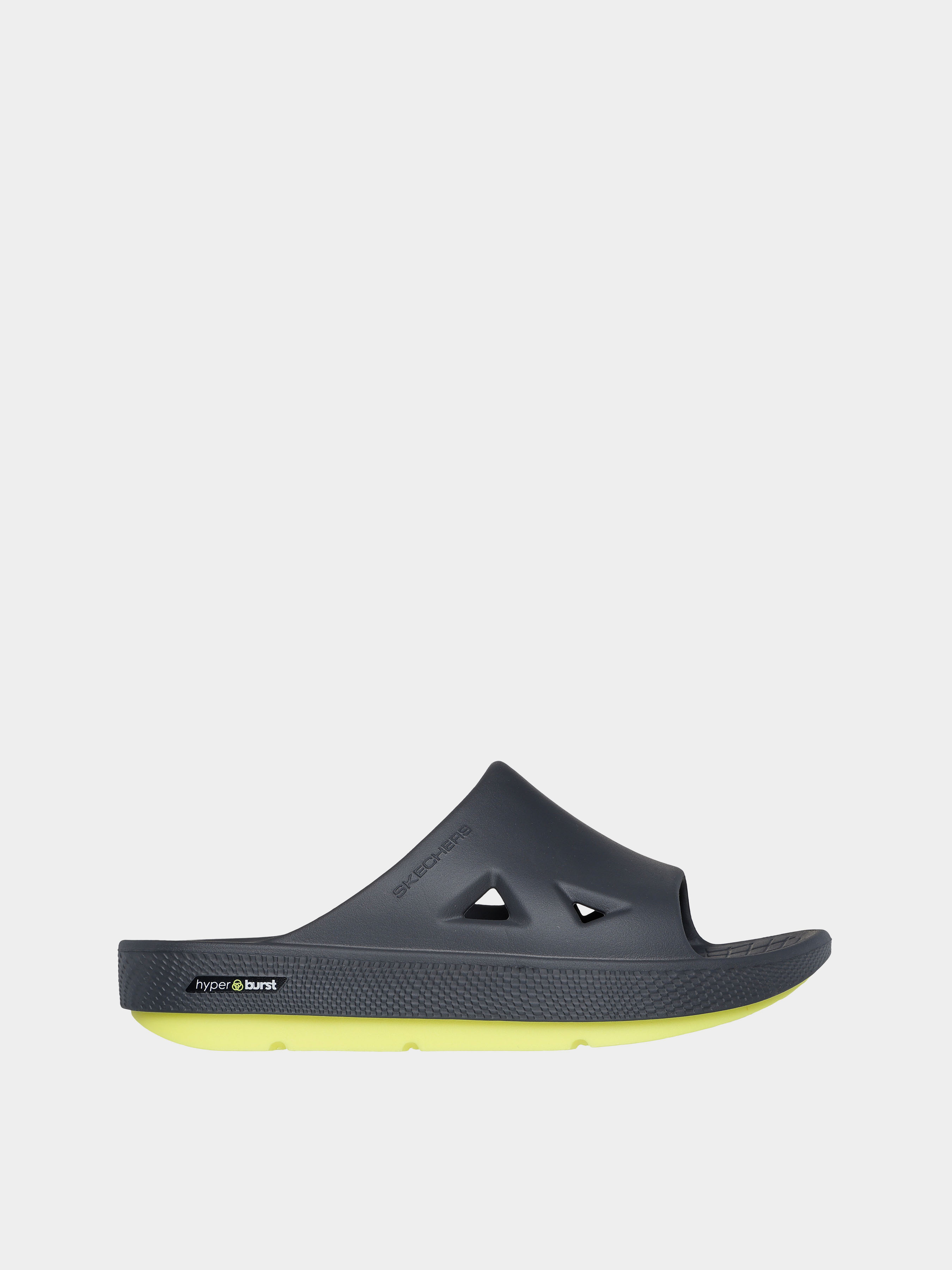 Чоловічі Шльопанці Skechers GO RECOVER (KM5727) колір темно-сірий, матеріал етиленвінілацетат (ева)