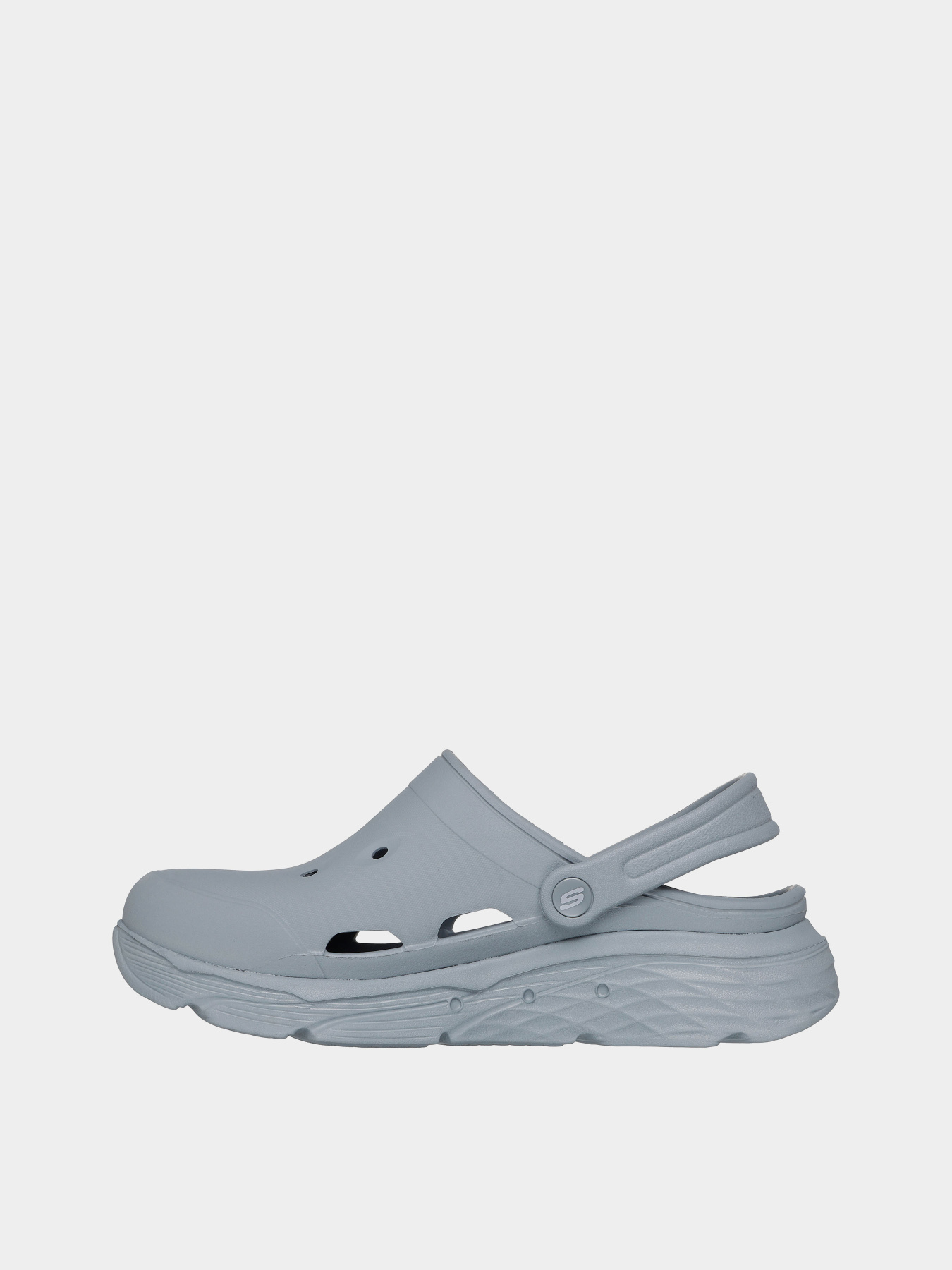 Шлёпанцы Skechers MAX CUSHIONING FOAMIES модель 243277 GRY Шлёпанцы Skechers MAX CUSHIONING FOAMIES модель 243277 GRY Фото