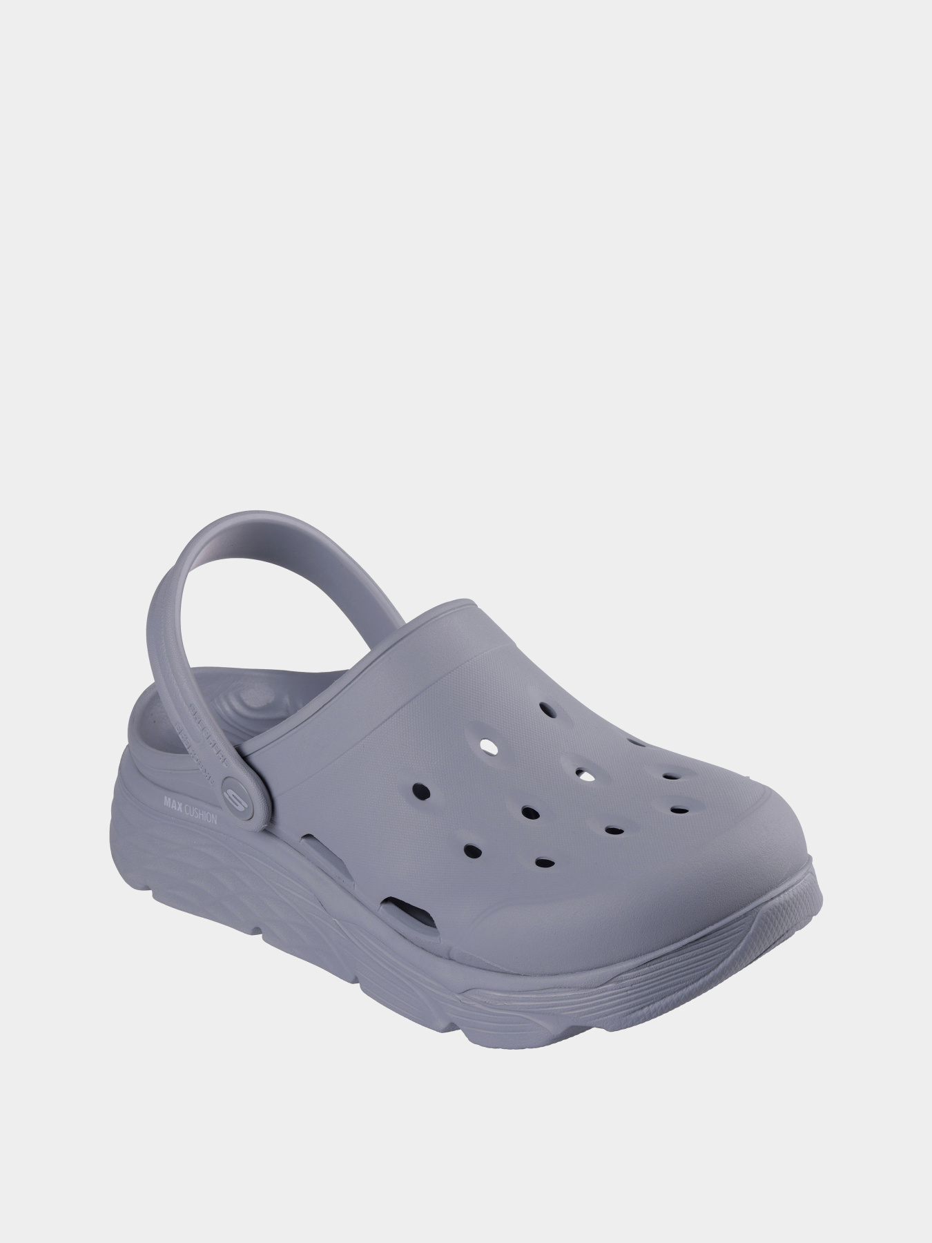 Шлёпанцы Skechers MAX CUSHIONING FOAMIES модель 243277 GRY Шлёпанцы Skechers MAX CUSHIONING FOAMIES модель 243277 GRY Фото