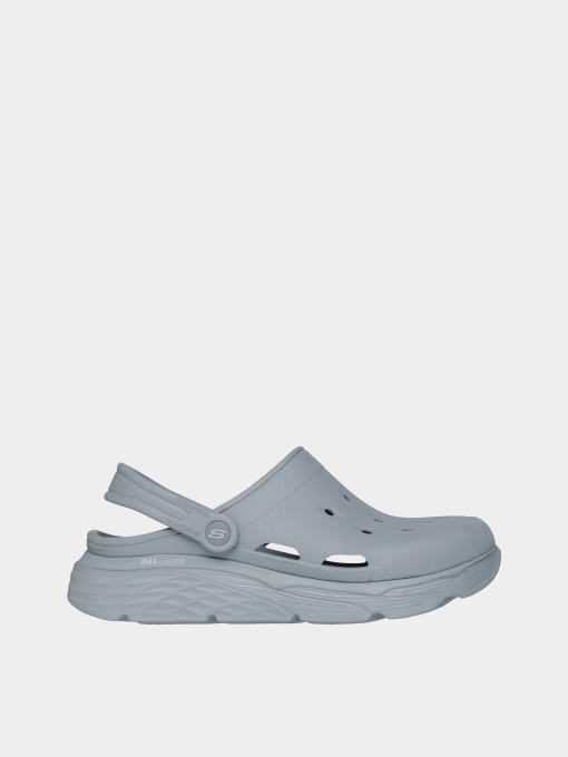 Шлёпанцы Skechers MAX CUSHIONING FOAMIES модель 243277 GRY Фото
