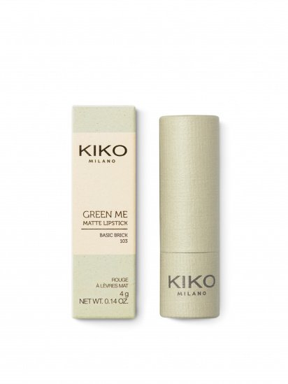 KIKO MILANO ­Матова помада для губ GREEN ME модель KM130204072103A — фото - INTERTOP