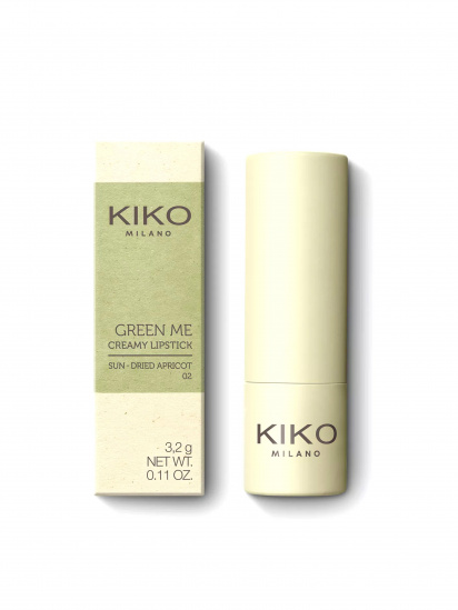 KIKO MILANO ­Кремова помада для губ GREEN ME модель KM000000150002B — фото - INTERTOP