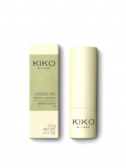 KIKO MILANO ­Кремова помада для губ GREEN ME модель KM000000150003B — фото - INTERTOP